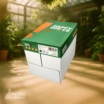 HAPPY OFFICE Universalpapier weiß A4 80g  ( 1 Karton = 5x500 Blatt )