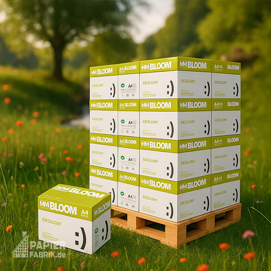 MMBLOOM EXCELLENT Premiumpapier weiß A4 80g - 1 Palette (100.000 Blatt)
