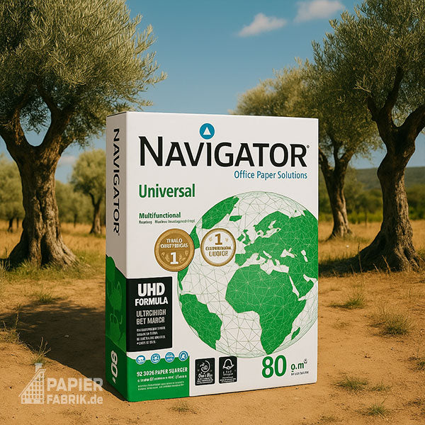 NAVIGATOR UNIVERSAL Premiumpapier weiß A4 80g  ( 1 Karton = 5x500 Blatt )