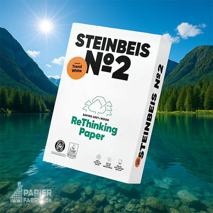 STEINBEIS No.2 Trend White Recyclingpapier – Produktabbildung
