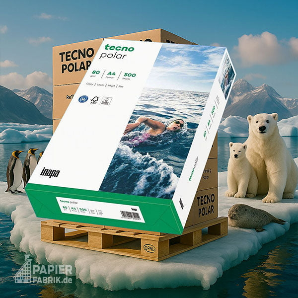 TECNO Polar weißes Recyclingpapier – weitere Produktansicht