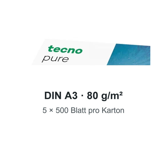 OVOL Originalabbildung Tecno Pure 80 g/m²; Format und Liefermenge laut Artikeltitel