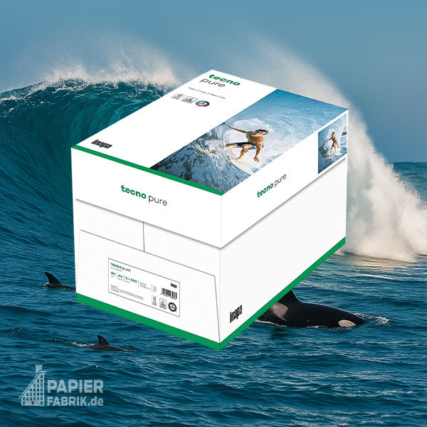 TECNO Pure hochweißes Recyclingpapier – weitere Produktansicht